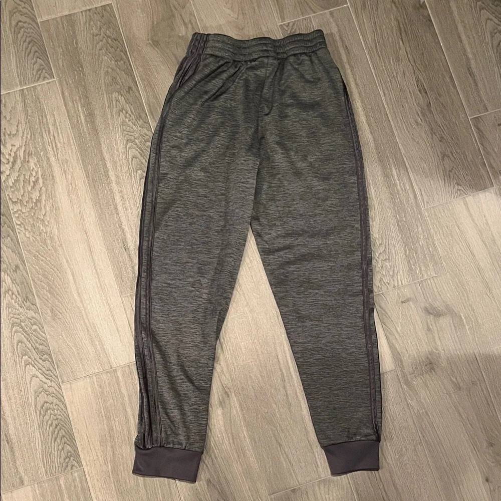 Adidas Boys Gray Sweatpants Size: L